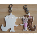 personalised resin cartoon character silicone zipper puller